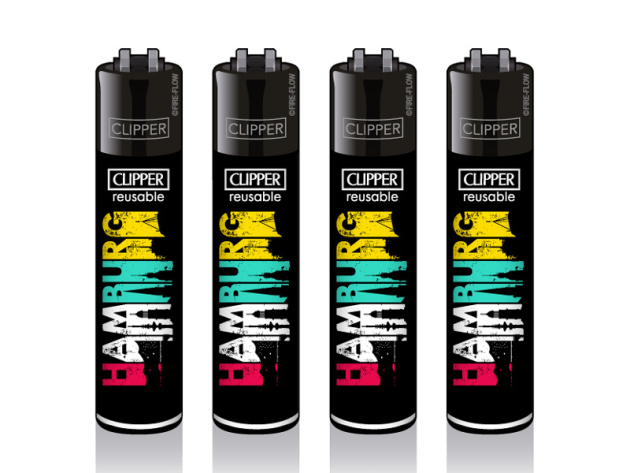 Clipper Large HAMBURG SKYLINES, 48er Display