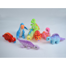 Pl&uuml;sch Dinosaurier, ca. 15 - 25 cm; 8-fach sortiert,...