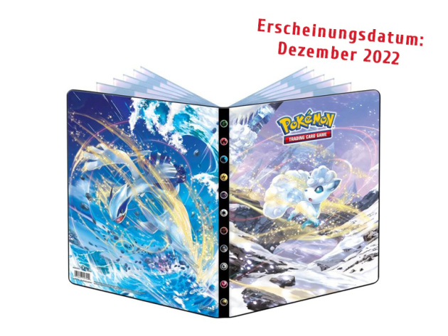 Pokémon - Schwert & Schild 12 - Silberne Sturmwinde - 9 Pocket/Sammelalbum Groß (ca. DIN A4)