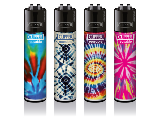 Clipper Large TIE DYE, 48er Display