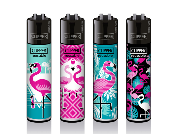 Clipper Large FLAMINGOS, 48er Display