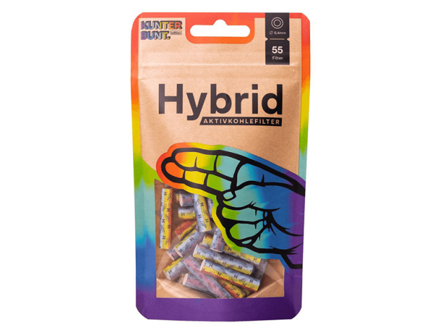 Hybrid Supreme Rainbow Filter Ø 6,4 mm; 55 Filter; 1 Beutel