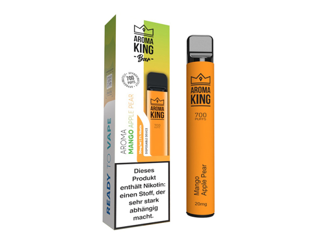 Aroma King - "Mango Apple Pear" (Mango, Apfel, Birne) - E-Shisha - Nikotinsalz 20mg - 700 Züge