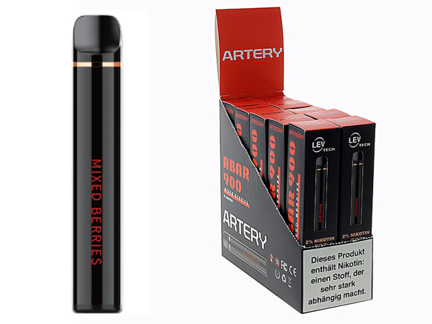 Artery ABAR-900 "MIXED BERRIES" (Beeren) - E-Shisha - 20 mg - 600 Züge