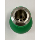 Shishakopf "Edelstahl-Silikon" Grün, 8 cm, 2,4 cm Öffnung