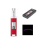 USB-Feuerzeug mit Lichtbogen "Arc BBQ" rot