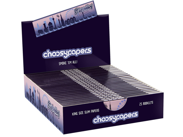 Choosypapers King Size Slim "Düsseldorf", 108x44mm, 25 Hefte je 32 Blatt