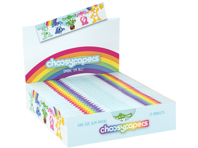 Choosypapers King Size Slim "Bunnys", 108x44mm, 25 Hefte je 32 Blatt