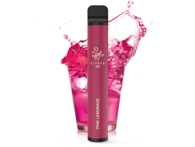ELFBAR 600 - "Pink Lemonade" (Pinke Limonade) - 20 mg - ca. 600 Züge, mit Kindersicherung