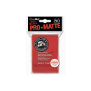 ULTRAPRO - Pro-Matte Sleeves red/rot (50)