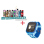 550 Elektrofeuerzeuge + Kinder Smartwatch GPS WiFi Silikon-Armband Forever See Me KW-300 Blau