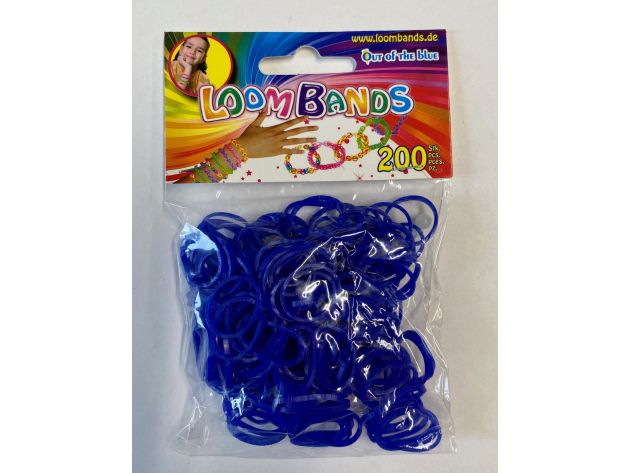 Loom Bands Blau 200er Packung