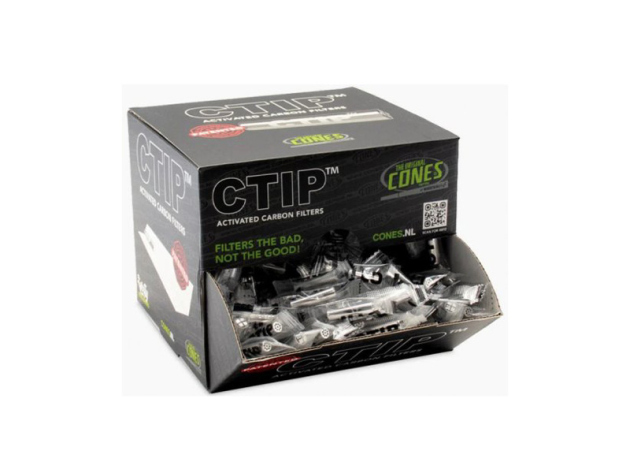 PURIZE Active Charcoal Filters Xtra Slim Size 6mm, 50p pack