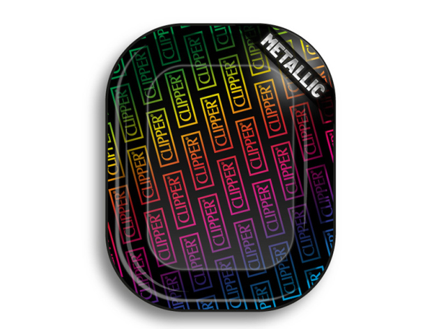 Metall Drehunterlage "Clipper Gradient Metallic ", 18,0 x 12,5 cm, einzeln