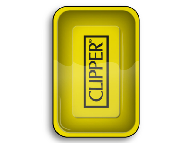 Metall Drehunterlage "Clipper Logo Yellow", 27,5 x 17,5 cm, einzeln