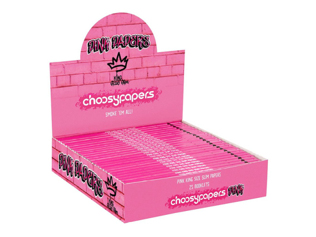 Choosypapers King Size Slim "Graffiti", 108x44mm, 25 Hefte je 32 Blatt
