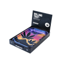 Metall Drehunterlage "Leaves 37 3/4 Metallic", 27,5 x 17,5 cm, einzeln