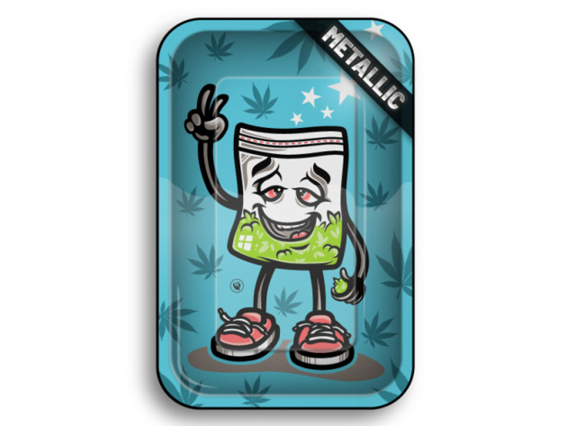 Metall Drehunterlage "420 Characters 2/4 Metallic", 27,5 x 17,5 cm, einzeln