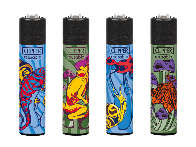 Clipper Large MUSHROOM ANIMALS, 48er Display