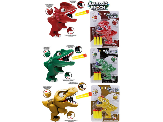 Jurassic Dino Shooter; versch. Farben; 12er Pack