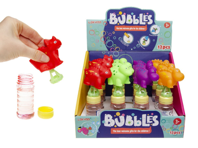 Seifenblasen, Dino, 50ml, 12er Display