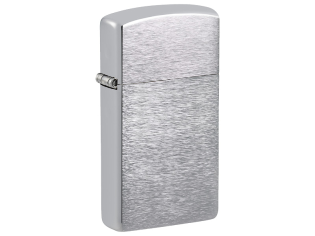 Zippo Feuerzeug - Slim chrom gebürstet