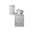 Zippo Feuerzeug - Slim chrom gebürstet