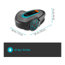 Aktion 1296 Feuerzeuge + Gardena Mähroboter SILENO minimo