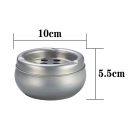 Ashtray metal ribbed Ø 9,5cm