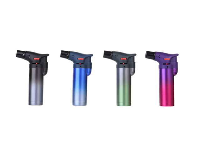 Sturmfeuerzeuge "Gradient" Blaue Flamme, 4-fach sortiert, 12er Display