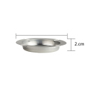 Aschenbecher "Variant 420" aus Metall, Ø 14 cm, 4-fach sortiert, 16er Display