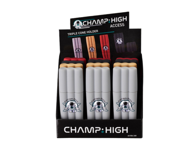 "Champ high" 3er Joint Hülle, 4-fach sortiert, 12er Display