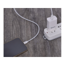 Tekmee Ladekabel USB-C auf Lightning, 1.7A, weiß, 2m