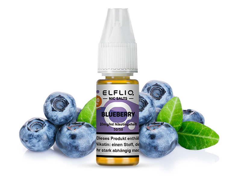 Elfbar Elfliq Blueberry (Blaubeere) Liquid 10 mg/ml 10 ml
