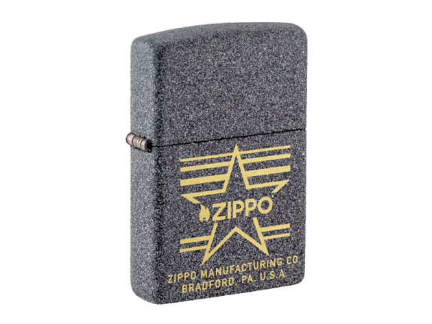 Zippo Lighter - Zippo Star, Iron Stone