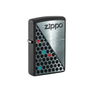 Zippo Lighter - Points, Black Matte