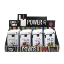 Sturmfeuerzeuge "Sheepworld Flower" Powerflat Rubber - 4-fach sortiert; 12er Display