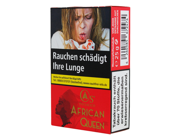 Os Tobacco - African Queen (süßer Früchtemix) - 25g