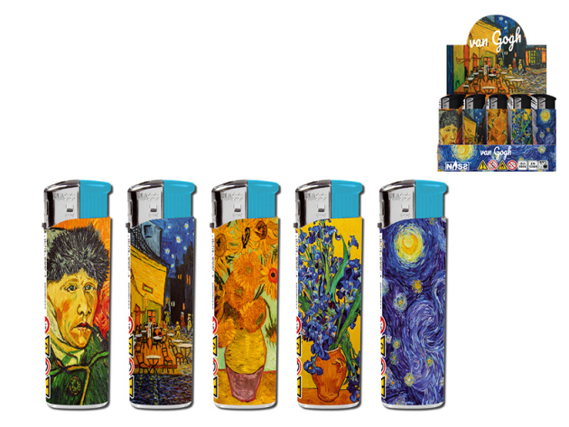 Elektrofeuerzeuge "van Gogh", 50er Display