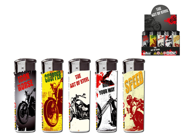 Electric Lighters "Retro-Bikes", 50p Display