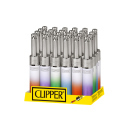 Clipper Mini Stabfeuerzeug Crystal Gradient #3, 24er Display