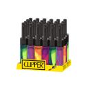 Clipper Mini Stabfeuerzeug Nebula Mix #1, 24er Display
