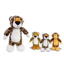 Pl&uuml;sch Tier &quot;Affe, Tiger oder Leopard&quot;,...