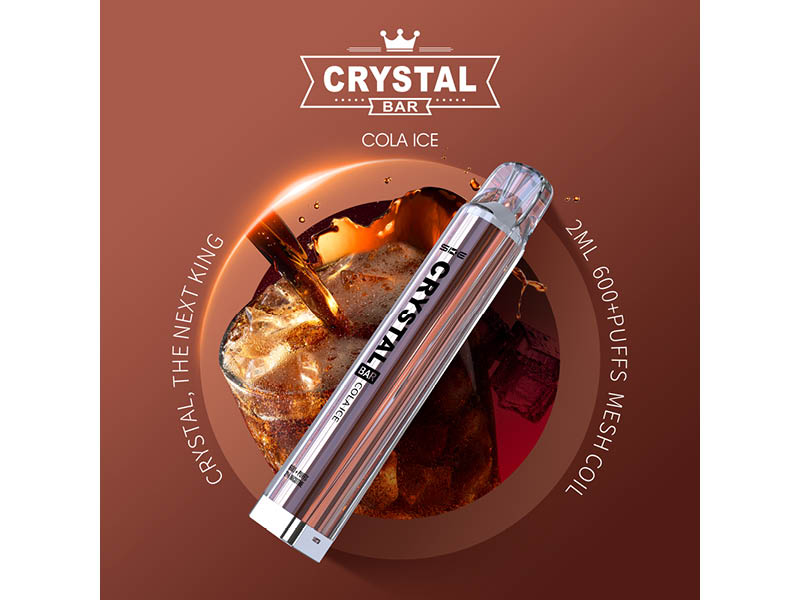 Crystal Bar Cola Ice (Cola) EShisha 2 Nikotin 600 Züge