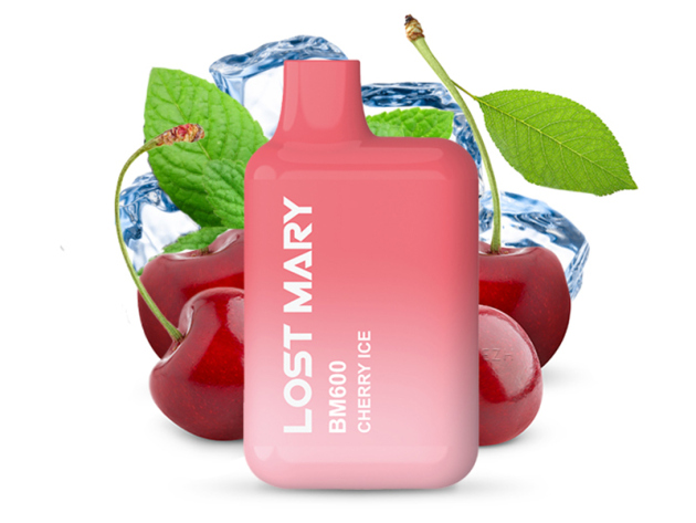 Lost Mary BM600 "Cherry Ice" (Kirsche, Eis) E-Shisha - 20mg - ca. 600 Züge