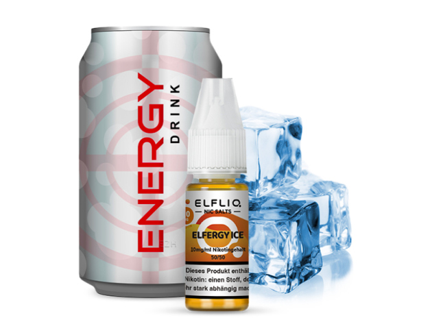 Elfbar Elfliq - Elfergy Ice (Energydrink) - Liquid - 10 mg/ml - 10 ml