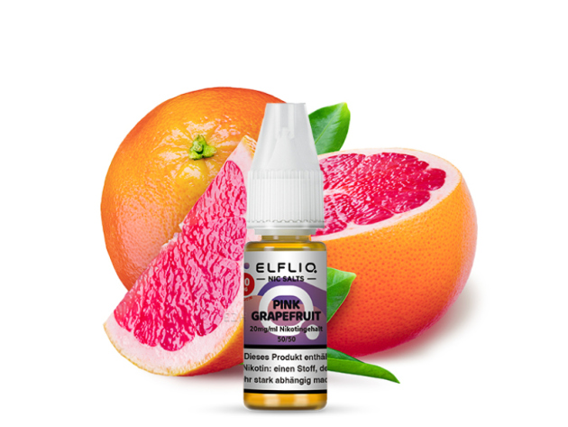 Elfbar Elfliq - Pink Grapefruit (Rosa Grapefruit) - Liquid - 20 mg/ml - 10 ml