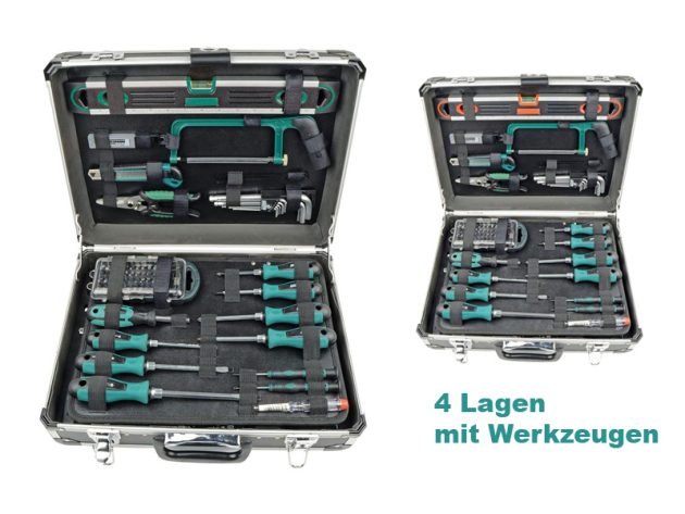 BRÜDER MANNESMANN Werkzeugsatz 160-teilig im Alukoffer, UVP: 399,90 Euro
