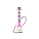 Shisha "Wave",Lila , 55 cm, 1 Schlauch