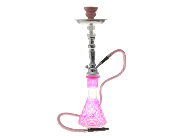 Shisha "Wave" Pink, 55 cm, 1 Schlauch